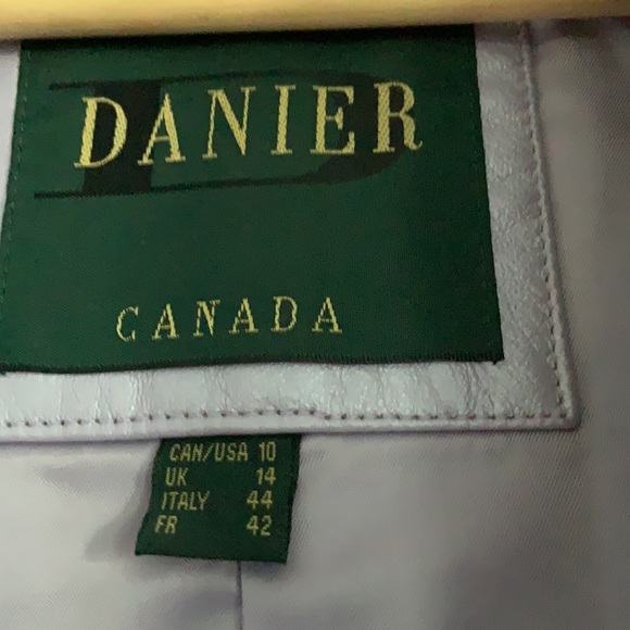 🤎 Danier Boxy leather jacket - Picture 3 of 14